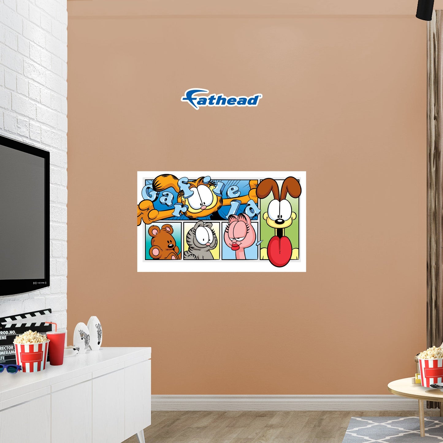 Garfield: Characters Poster - Officially Licensed Nickelodeon Removable Adhesive Decal
