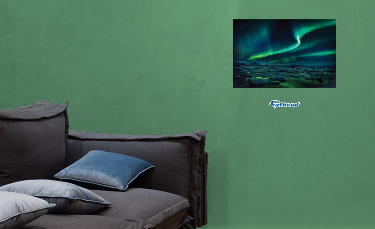 Generic Scenery: Aurora Borealis Poster - Removable Adhesive Decal