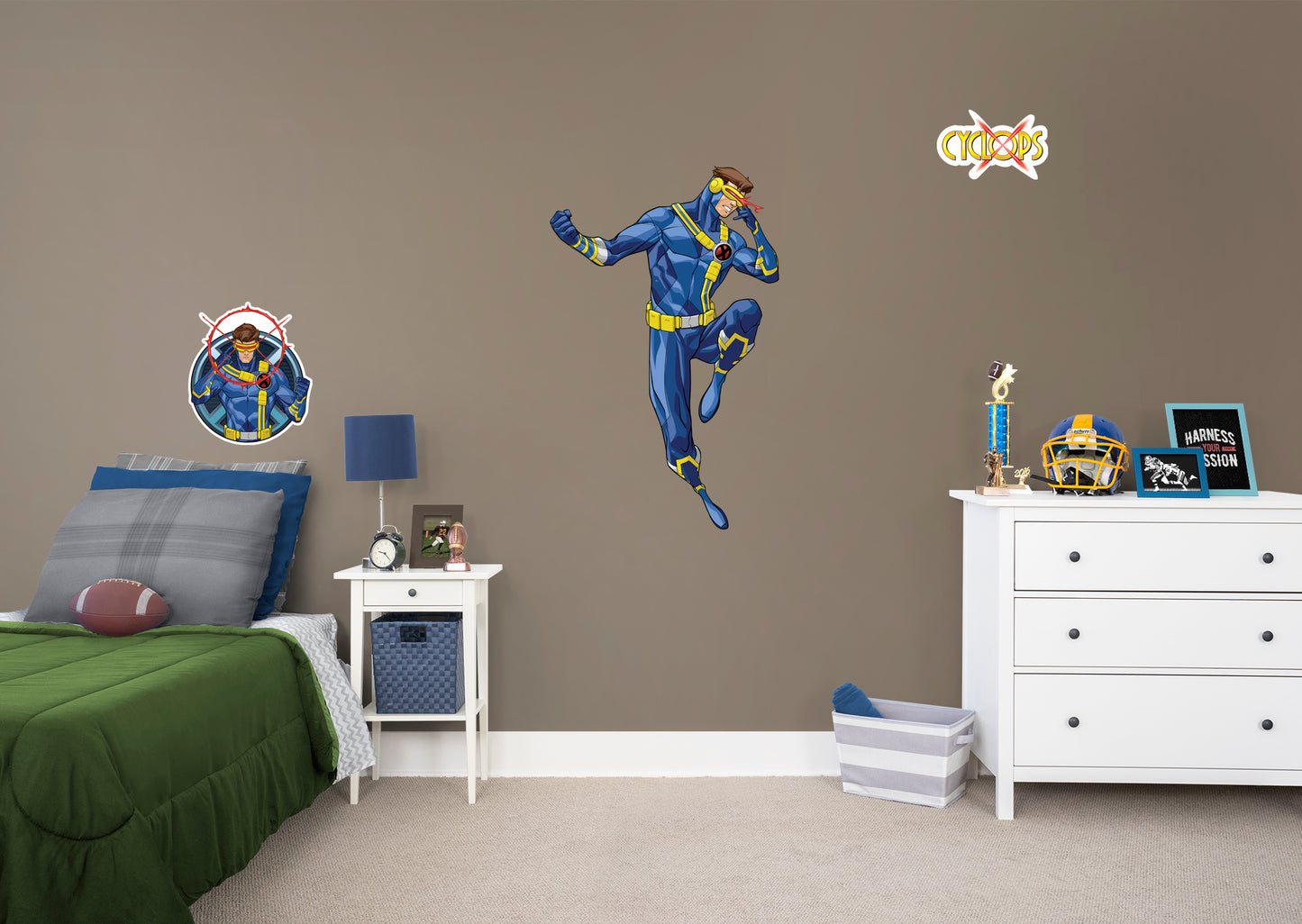 Giant Character + 2 Decals (32"W x 50"H)