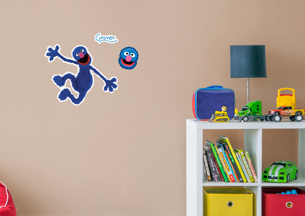 Grover - RealBig Collection - Official Sesame Street - Reusable Vinyl ...
