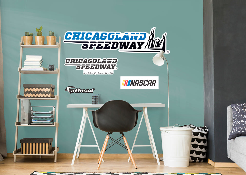 Giant Logo + 3 Decals (56"W x 14"H)