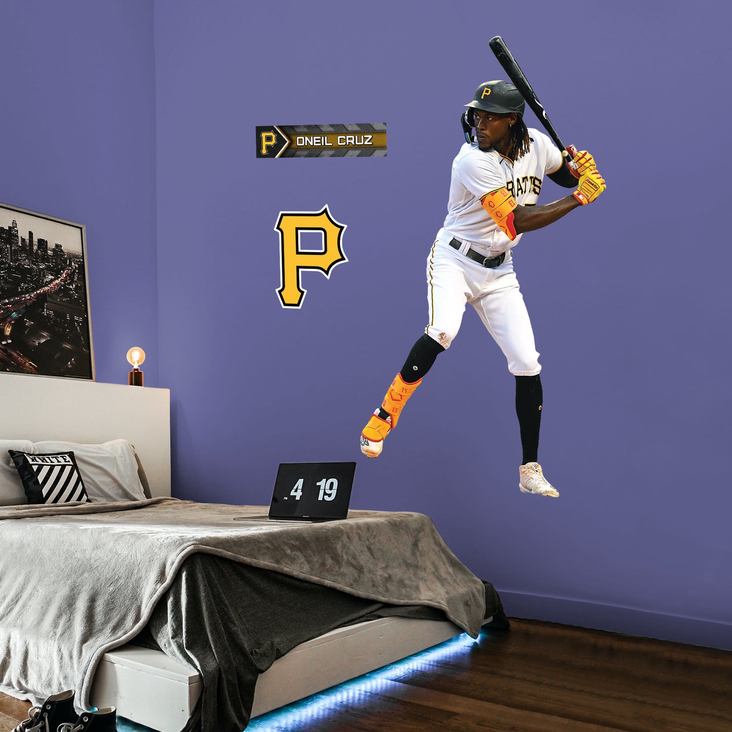 Pittsburgh Pirates: Oneil Cruz         - Officially Licensed MLB Removable     Adhesive Decal