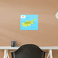Maps of Europe: Cyprus Mural        -   Removable Wall   Adhesive Decal