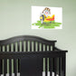 Nursery: Planes Zebra Mural        -   Removable Wall   Adhesive Decal