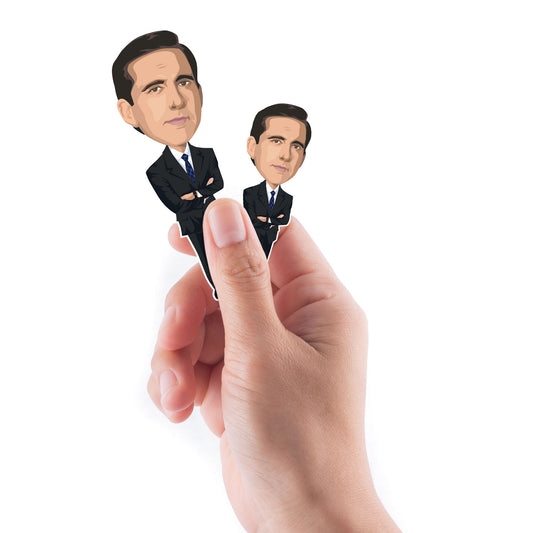 Sheet of 5 -The Office: MICHAEL SCOTT 2 Minis        - Officially Licensed NBC Universal Removable    Adhesive Decal