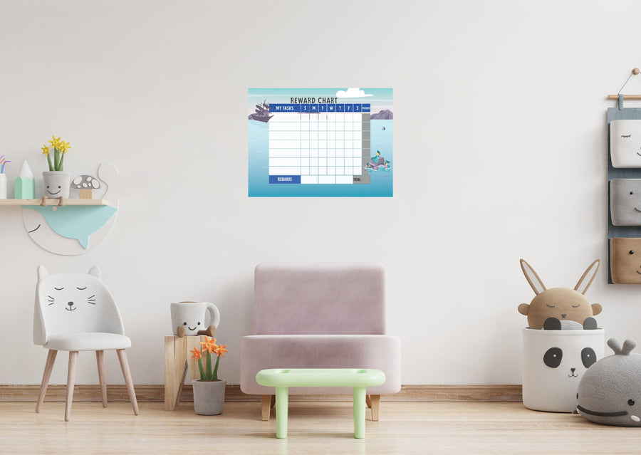 Magical Creatures: Mermaid Three mermaids Dry Erase        -   Removable Wall   Adhesive Decal