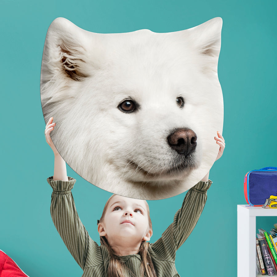 Animals: Samoyed Foam Core Cutout - Big Head