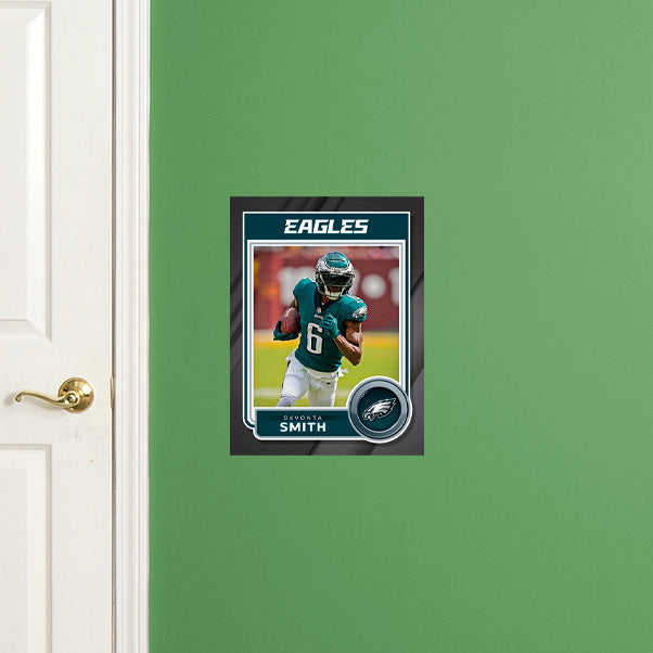 Philadelphia Eagles: DeVonta Smith Poster - Officially Licensed NFL Removable Adhesive Decal