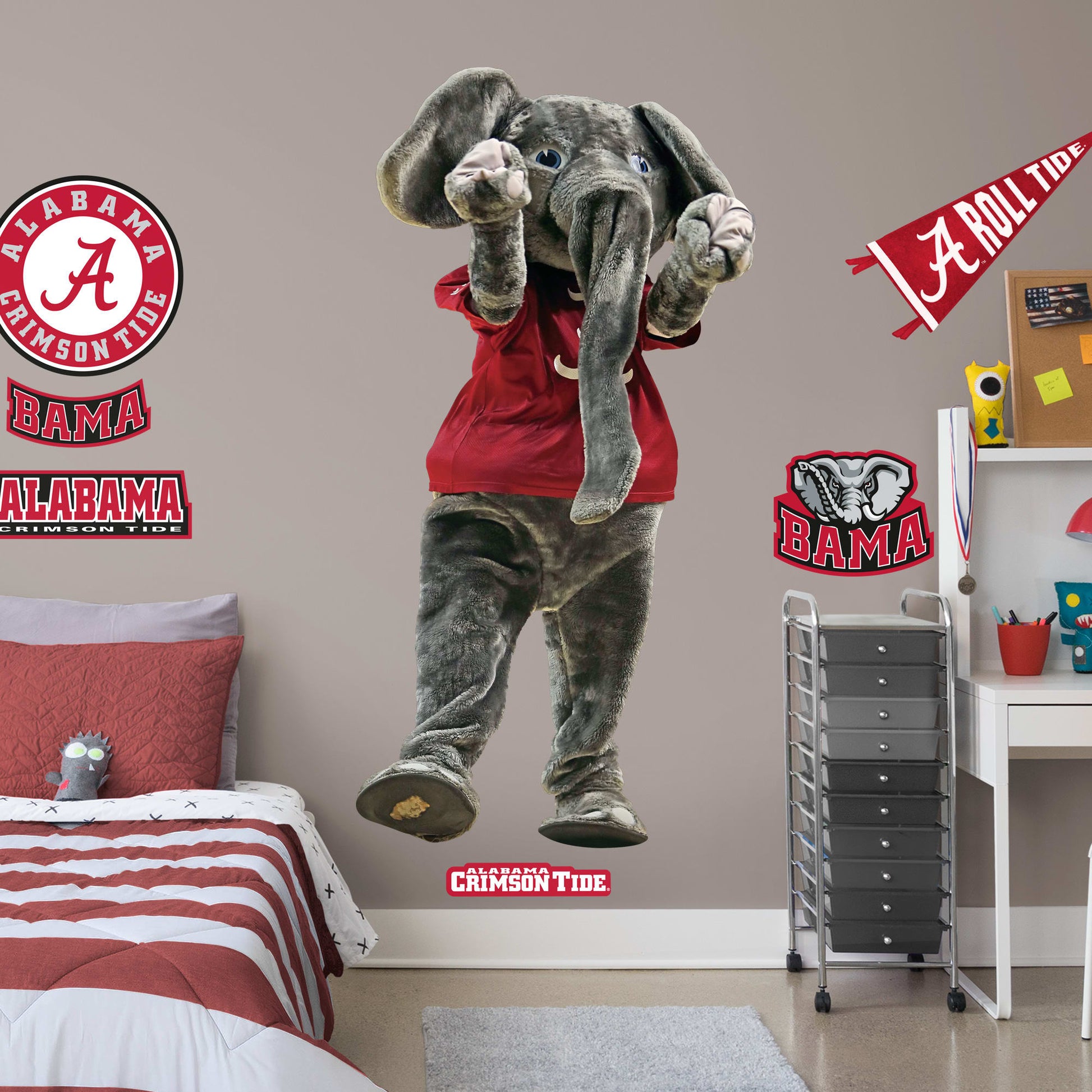 Fathead NCAA Alabama Big Al Mascot Wall Decal - 1029-00001