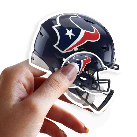 Houston Texans:  2022 Helmet Minis        - Officially Licensed NFL Removable     Adhesive Decal
