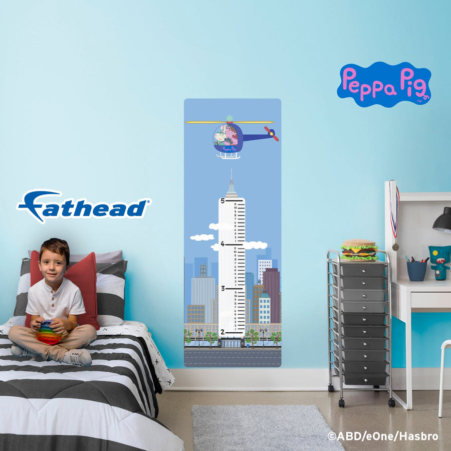 Peppa Pig - Growth Chart - Official Hasbro - Reusable Vinyl Wall Decal #3