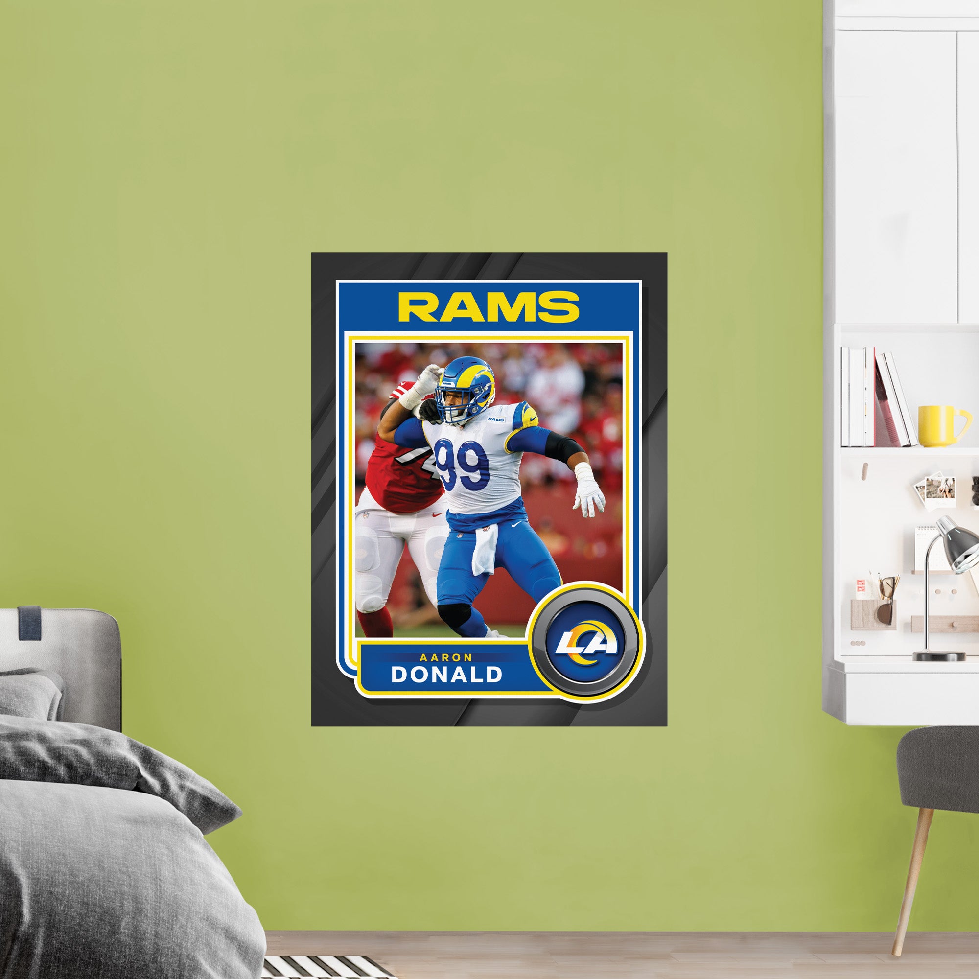 Los Angeles Rams: Aaron Donald 2023 Icon Poster - Officially Licensed –  Fathead