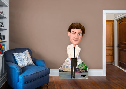 The Office: Jim Life-Size   Foam Core Cutout  - Officially Licensed NBC Universal    Stand Out