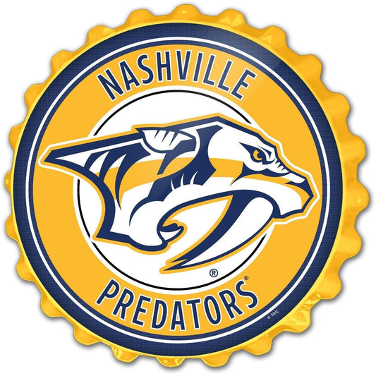 Nashville Predators: Bottle Cap Wall Sign - The Fan-Brand