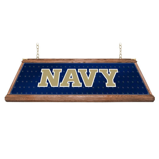 Navy Midshipmen: Premium Wood Pool Table Light - The Fan-Brand