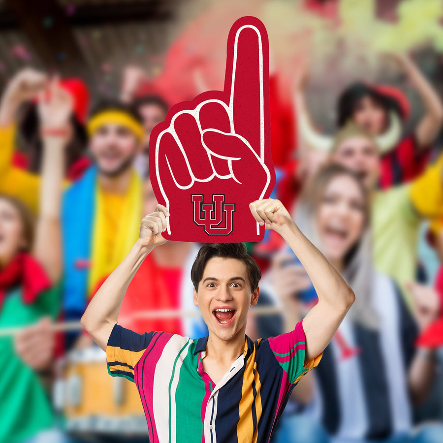 Foam Finger - Big Head - Official NCAA - Utah Utes - Foam Core Cutout