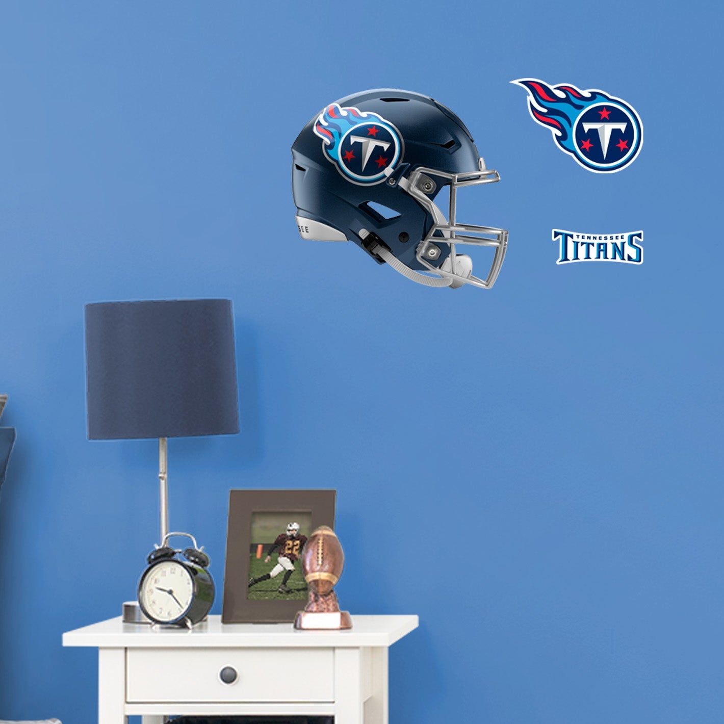 Tennessee Titans: Helmet - Officially Licensed NFL Removable Adhesive Decal
