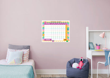 Chart: Monsters Reward Chart Version 5 Dry Erase        -   Removable Wall   Adhesive Decal