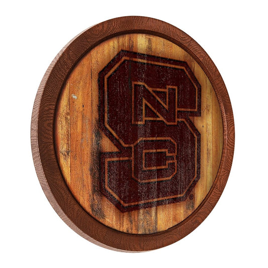 NC State Wolfpack: Branded "Faux" Barrel Top Sign - The Fan-Brand