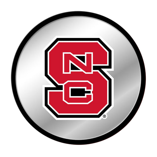 NC State Wolfpack: Modern Disc Mirrored Wall Sign - The Fan-Brand