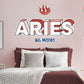 Zodiac: Aries         - Officially Licensed Big Moods Removable     Adhesive Decal