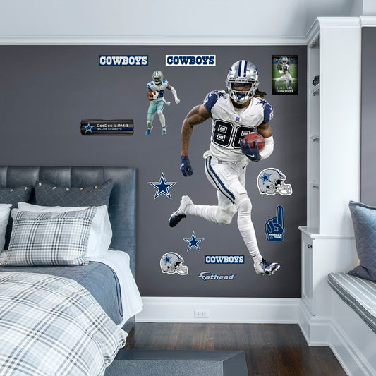Dallas Cowboys: CeeDee Lamb         - Officially Licensed NFL Removable     Adhesive Decal