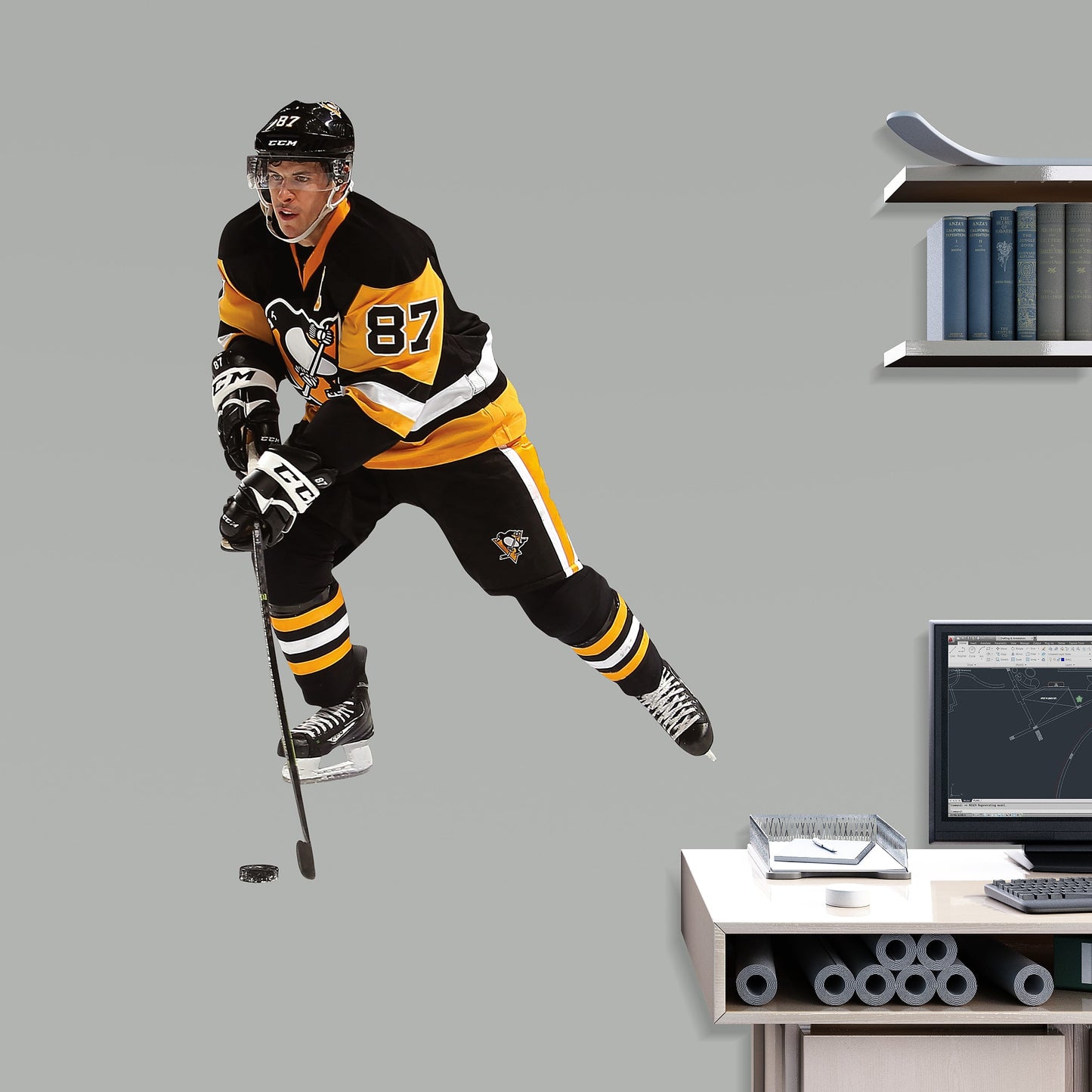 Sidney Crosby - Officially Licensed NHL Removable Wall Decal