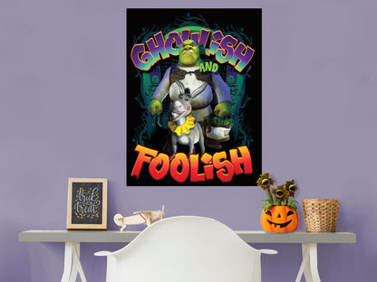 Shrek:  Ghoulish Mural        - Officially Licensed NBC Universal Removable Wall   Adhesive Decal