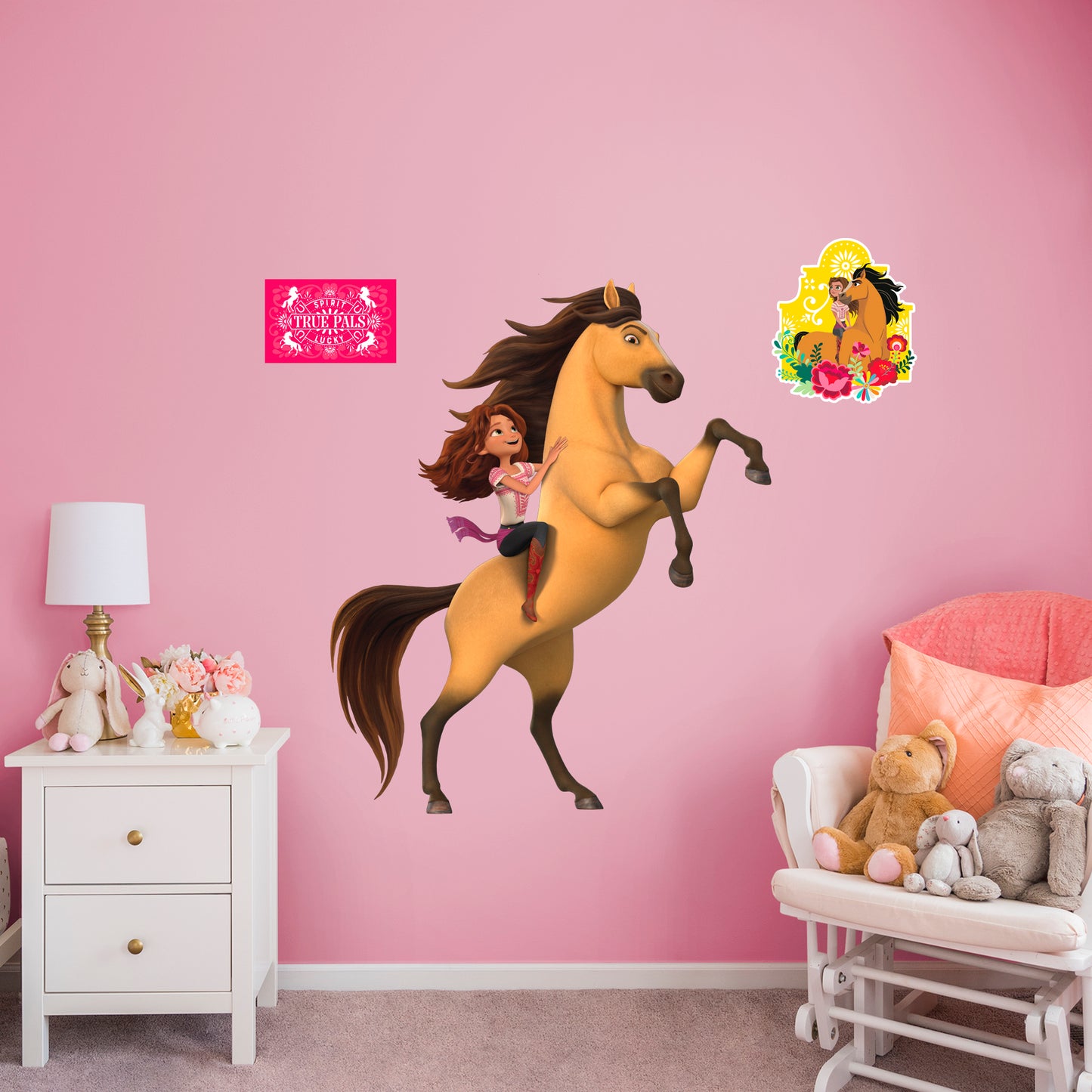 Spirit Untamed:  Lucky & Spirit RealBig        - Officially Licensed NBC Universal Removable Wall   Adhesive Decal