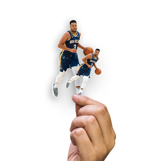 New Orleans Pelicans: CJ McCollum  Minis        - Officially Licensed NBA Removable     Adhesive Decal