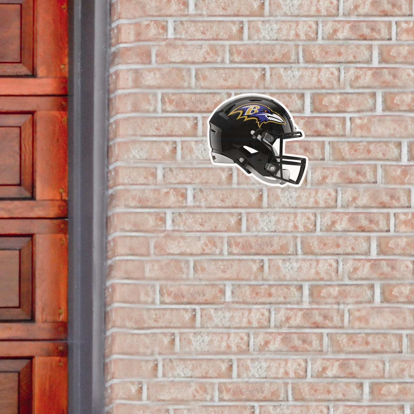 Baltimore Ravens: Outdoor Helmet - Officially Licensed NFL Outdoor Graphic