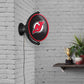 New Jersey Devils: Original Oval Rotating Lighted Wall Sign - The Fan-Brand