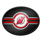 New Jersey Devils: Oval Slimline Lighted Wall Sign - The Fan-Brand
