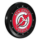 New Jersey Devils: Ribbed Frame Wall Clock - The Fan-Brand