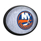 New York Islanders: Ice Rink - Oval Slimline Lighted Wall Sign - The Fan-Brand