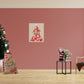 Seasons Decor: Winter Red Christmas Mural        -   Removable     Adhesive Decal