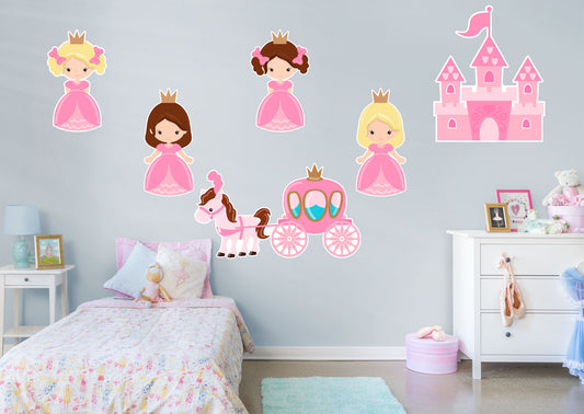 Nursery:  All Pink Collection        -   Removable Wall   Adhesive Decal