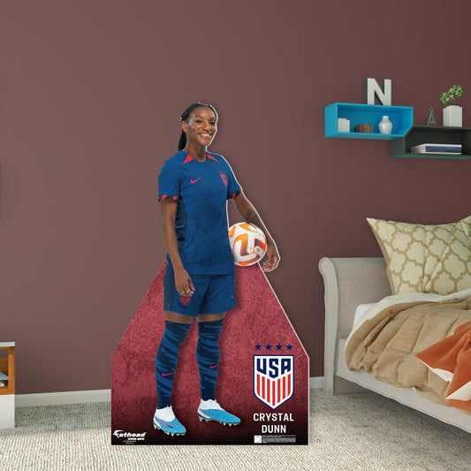Crystal Dunn   Life-Size   Foam Core Cutout  - Officially Licensed USWNT    Stand Out