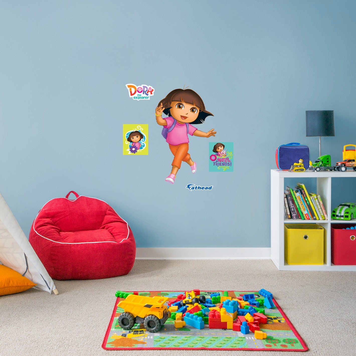 Dora the Explorer: Dora running RealBig - Officially Licensed Nickelodeon Removable Adhesive Decal