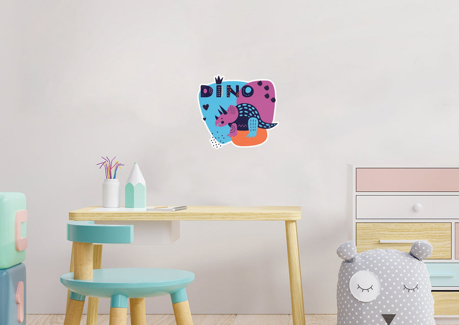 Dinosaurs:  Dino Icon        -   Removable Wall   Adhesive Decal