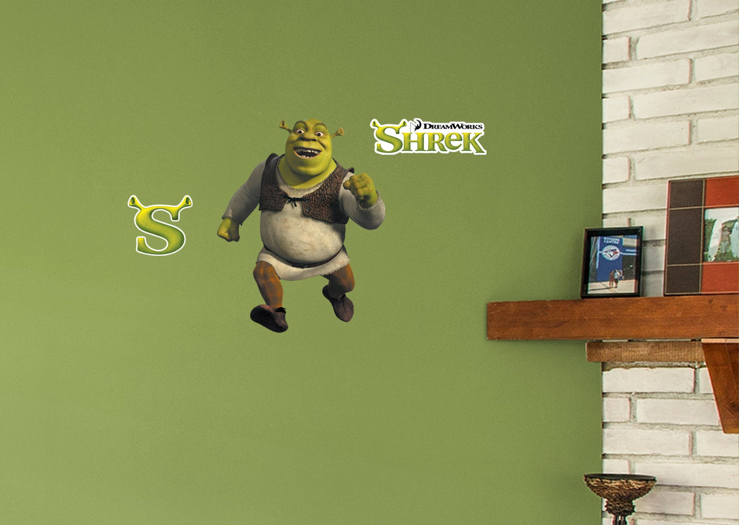 Shrek: Shrek Running RealBig - Officially Licensed NBC Universal Removable Adhesive Decal