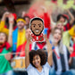 Atlanta Falcons: Kyle Pitts  Emoji Big head   Foam Core Cutout  - Officially Licensed NFLPA    Big Head
