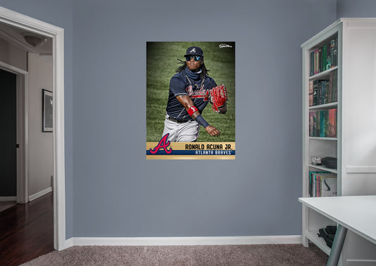 Atlanta Braves: Ronald Acuña Jr.  GameStar        - Officially Licensed MLB Removable Wall   Adhesive Decal
