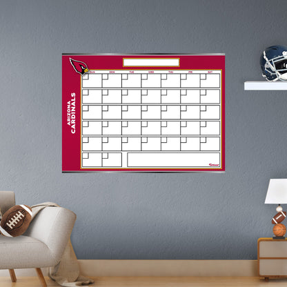 Arizona Cardinals: Dry Erase Calendar - Officially Licensed NFL Removable Adhesive Decal