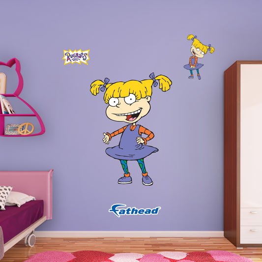 Rugrats: Angelica Pickles RealBigs        - Officially Licensed Nickelodeon Removable     Adhesive Decal