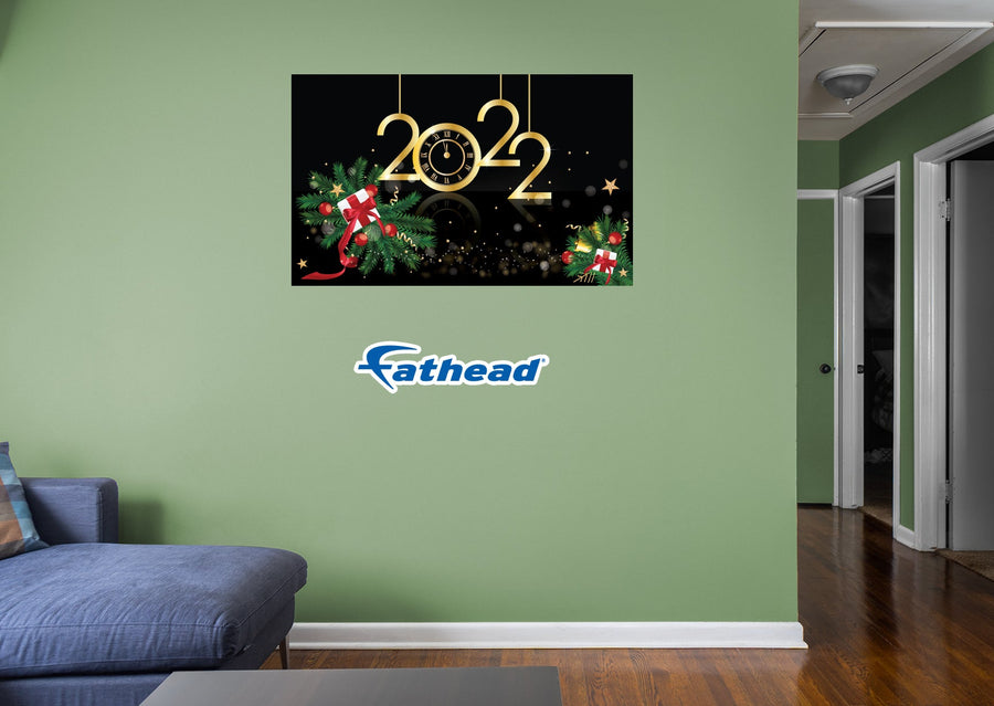 New Year: Timed Poster - Removable Adhesive Decal