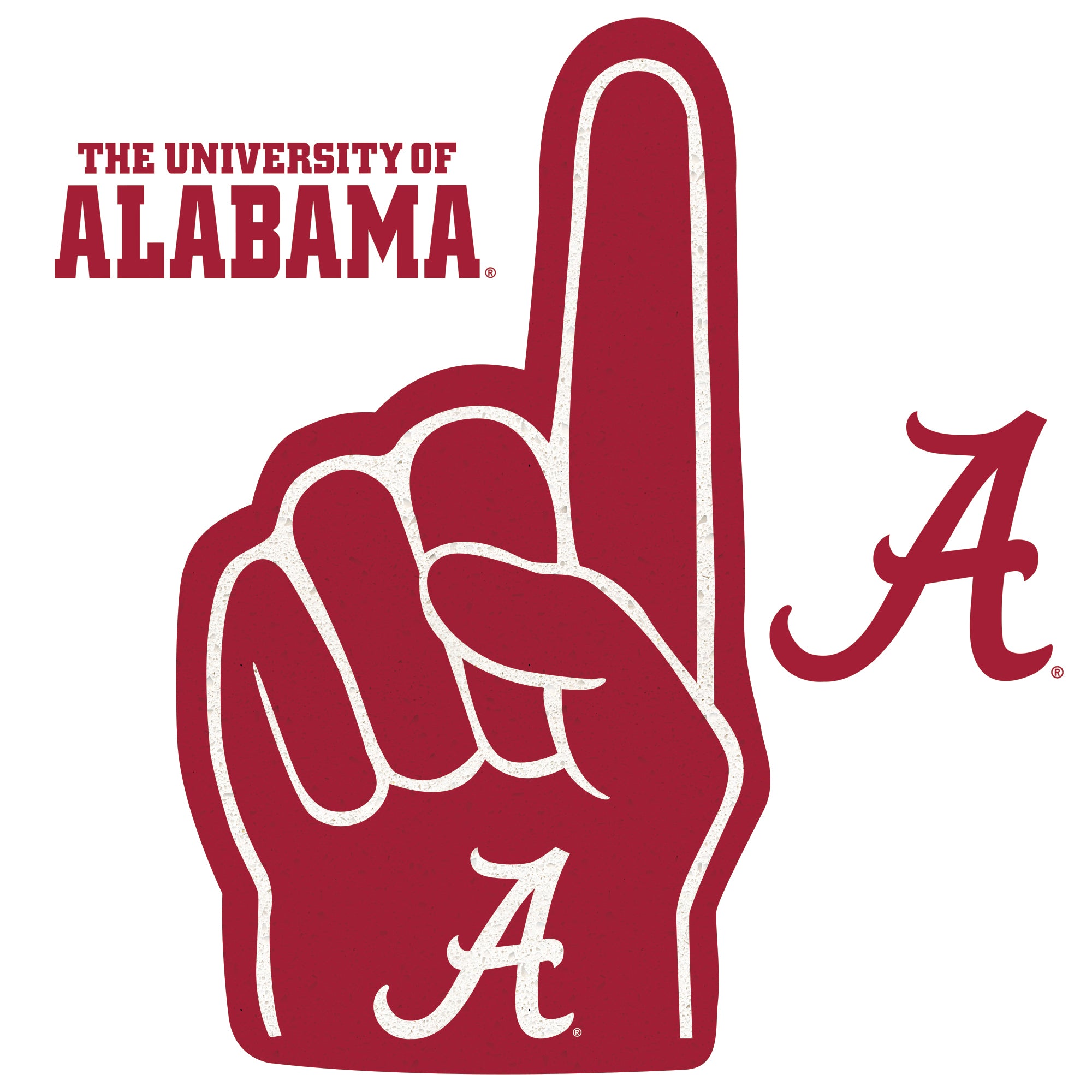 Alabama Crimson Tide - RealBig Foam Finger Collection - Official NCAA ...