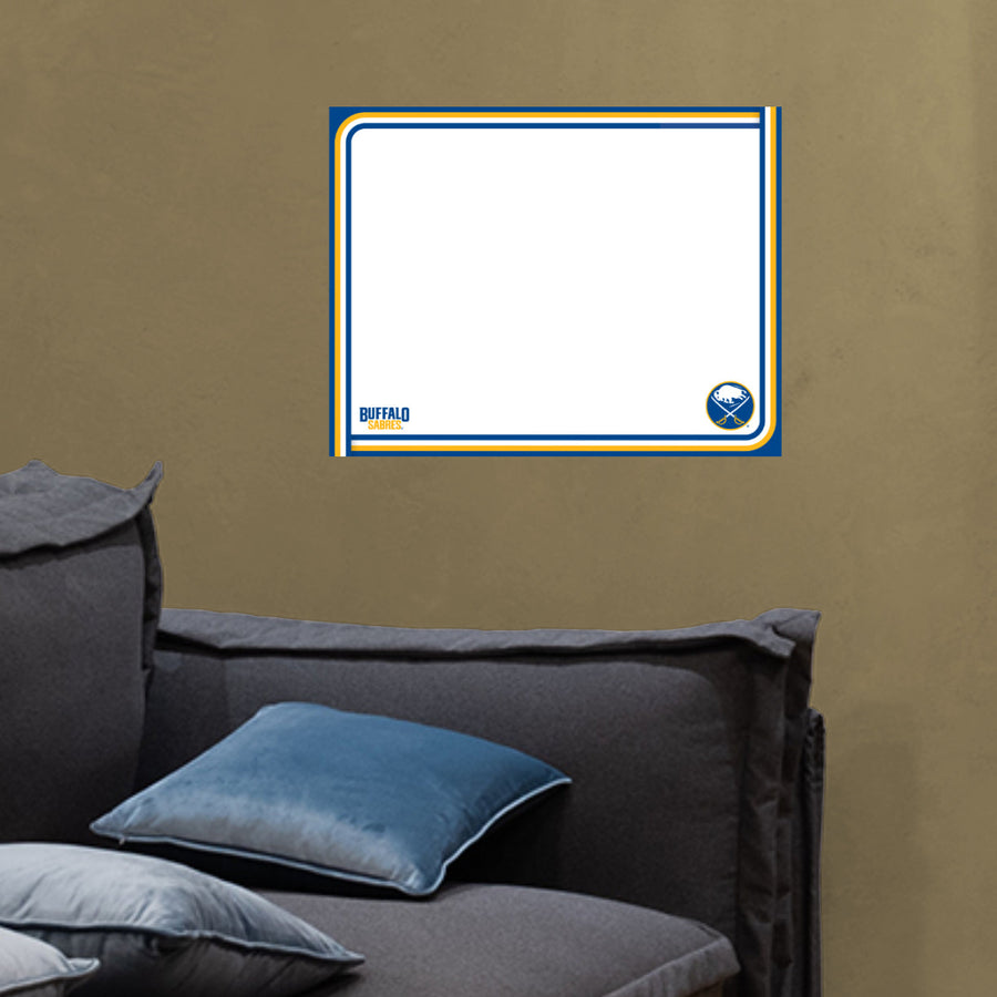 Buffalo Sabres - Dry Erase Whiteboard - Official NHL - Reusable Vinyl Wall Decal #2
