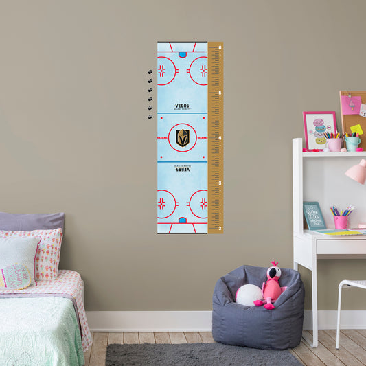 Vegas Golden Knights: Rink Growth Chart - Officially Licensed NHL Removable Wall Graphic