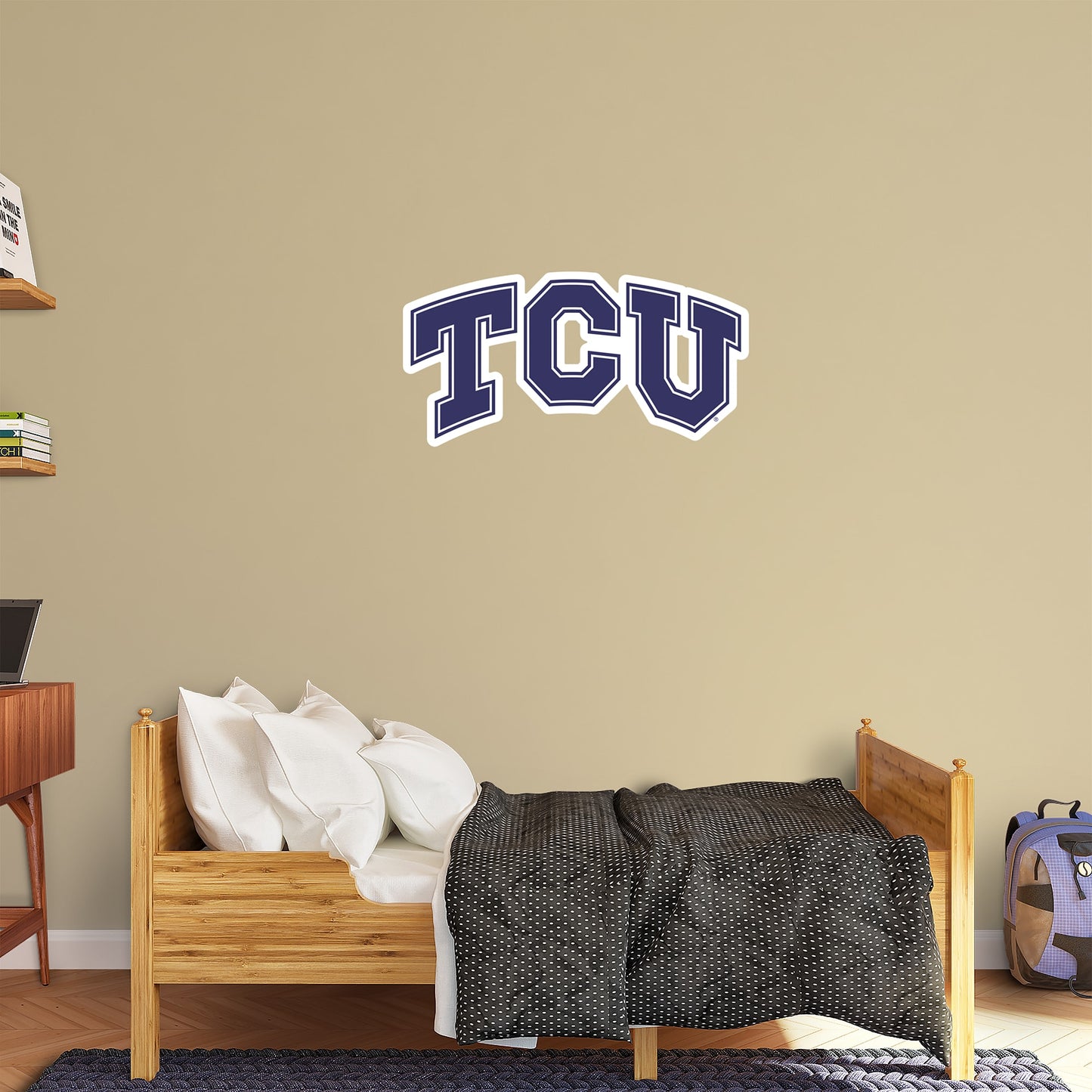 TCU Horned Frogs: Logo - Officially Licensed Removable Wall Decal